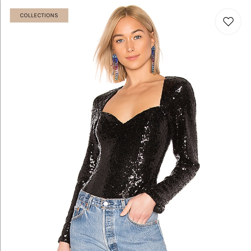 NWT LPA sequined blouse
